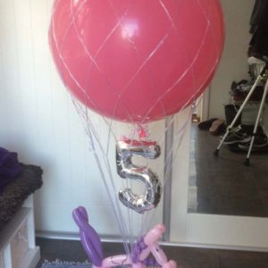 5-års ballong till hästtjej